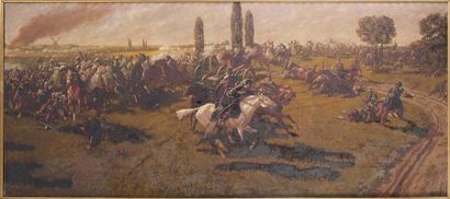 Victor HUEN (1874-1939)
La charge près du...