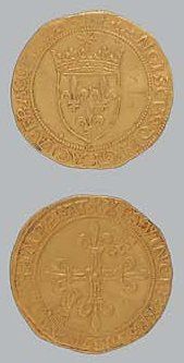 FRANCOIS Ier (1515-1547)
Ecu d'or au soleil....