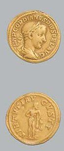 GORDIEN III (238-244)
Aureus. Buste lauré,...