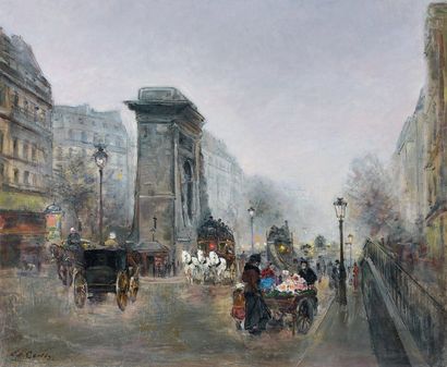 Edouard CORTÈS (1882-1969)
La porte Saint-Denis....