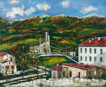Maurice UTRILLO (1883-1955)
Le presbytère...