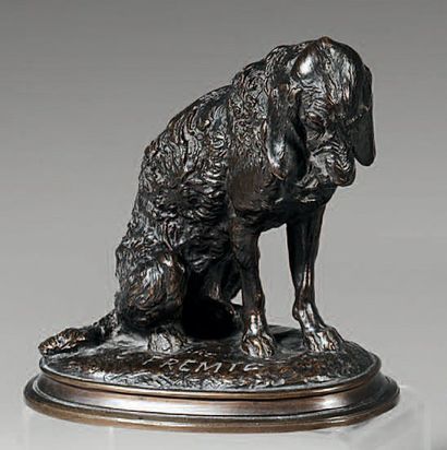 Emmanuel FRÉMIET (1824-1910)
Chien de chasse...