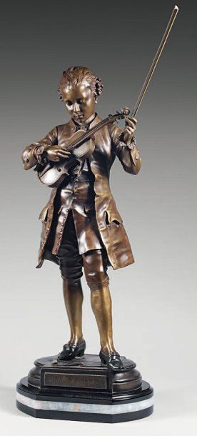 Jean-Louis GREGOIRE (1840-1890)
Mozart enfant....