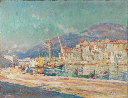 Louis-Agricol MONTAGNÉ (1879-1960)
Port méditerranéen....