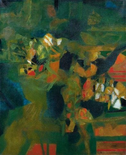 Sayed Haider RAZA (né en 1922)
Green Landscape,...