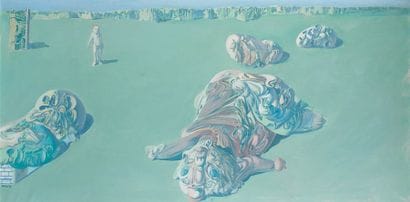 DADO (né en 1933)
Paysage fantastique, 1970....