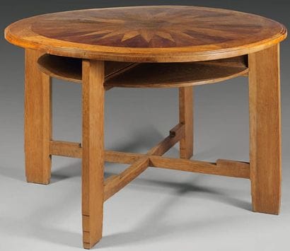 André GROULT (1884-1967)
Table ronde en chêne...