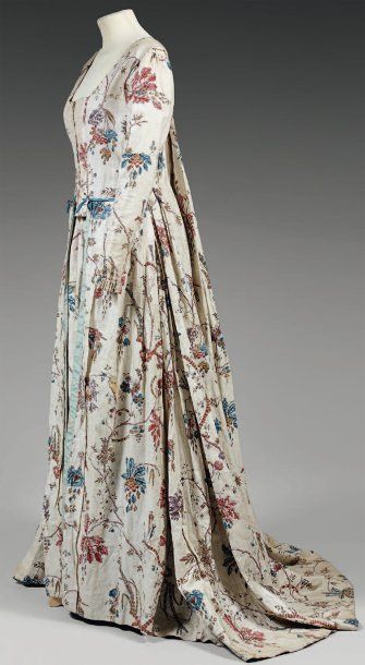 Robe à la Française, comprenant une jupe...