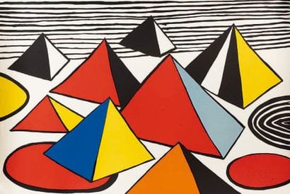 Alexander CALDER (1898-1976)
Pyramides. 75...