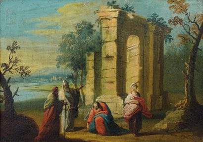 ECOLE ITALIENNE du XVIIIème siècle
Le Christ...