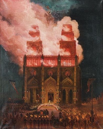 LAHALLE (XIX-XXème siècles)
Célébration pyrotechnique...
