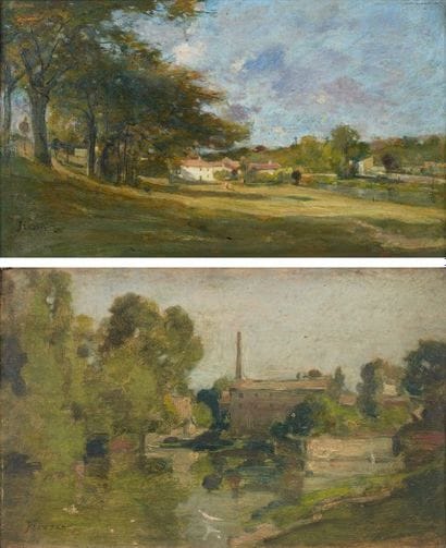 Antoine Emile PLASSAN (1817-1903)
Paysages...