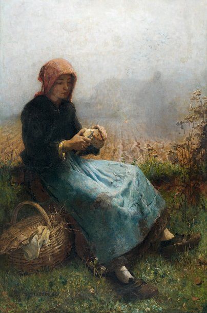 Désiré François LAUGÉE (1823-1896)
Paysanne...