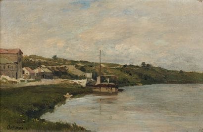 Antonin CHITUSSI (1847-1891)
La Seine au...