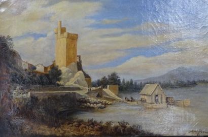 Aimé PERRET (1847-1927)


Paysage au donjon...