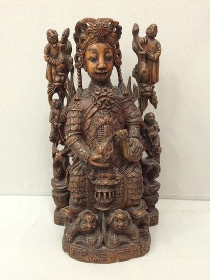 EXTREME ORIENT

Divinité bouddhique en bois...
