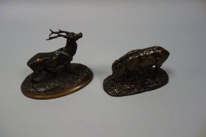 D'après Antoine Louis BARYE (1796-1875)


Sanglier.

Epreuve...