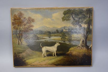 Ecole anglaise du XIXe siècle

Chien dans...