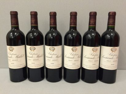 Château SOCIANDO MALLET

6 bouteilles, 2000.

Bon...