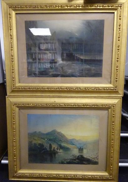 Ecole espagnole de la fin du XIXème siècle

Paysage...