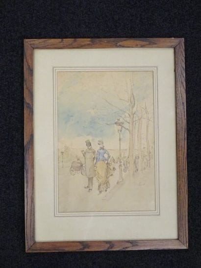 Filippo LIARDO (1840-1917)
Couple sur une...