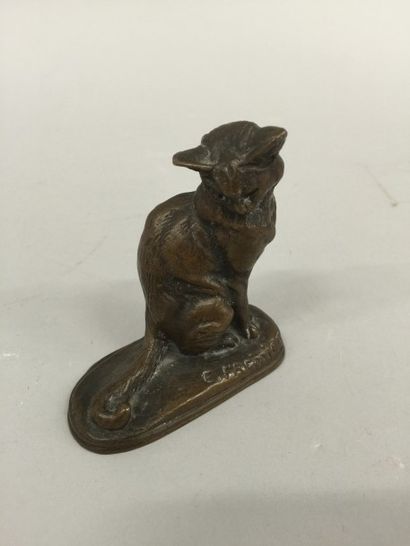 D'après Emmanuel FREMIET (1824-1910)
Chat...