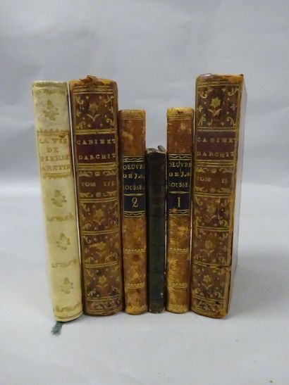 Lot de volumes reliés : 

LE COMTE F., Cabinet...