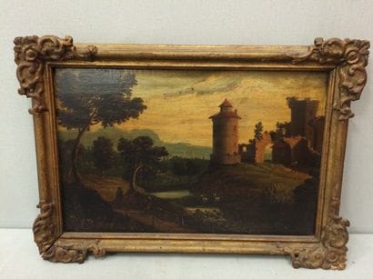Ecole française du XVIIIème siècle

Paysage...