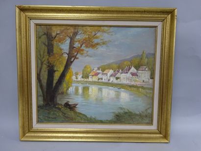 FRED-MONEY (1882-1956)
Automne à Jouarre;

Huile...
