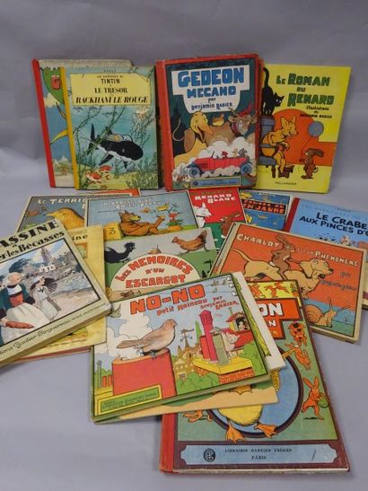 Lot de livres pour enfants et bandes dessinées...