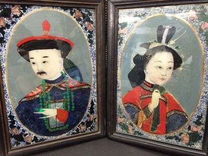 CANTON
Couple en buste.

Deux fixés sous...