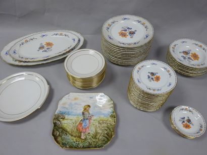 LIMOGES 

Service de table en porcelaine...