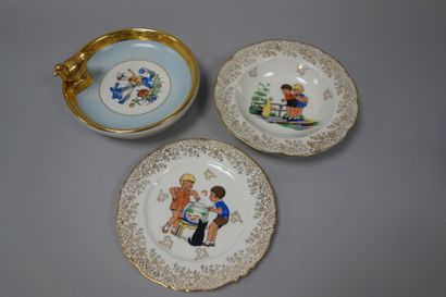 LIMOGES

Ensemble de trois assiettes pour...