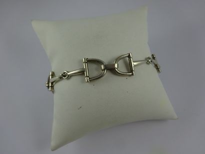 

Bracelet en argent (925) à maille mors....
