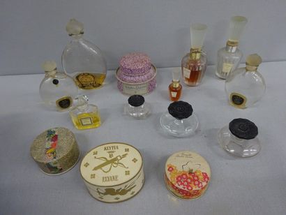 Caron ou Coty ou Heim ou Guerlain ou Lanvin
Ensemble...