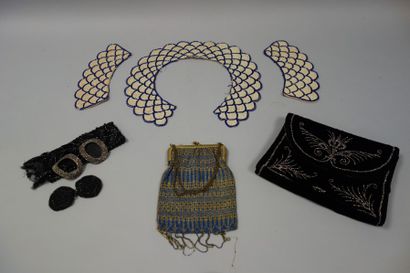 Ensemble d'objets de dame dont:

Petit sac...