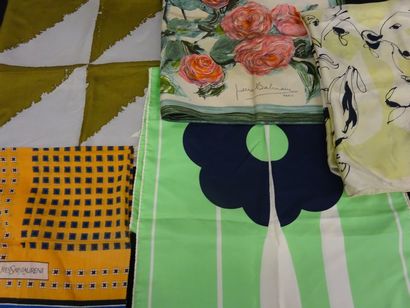 LANVIN, Nina RICCI, Yves SAINT LAURENT. 
Lot...