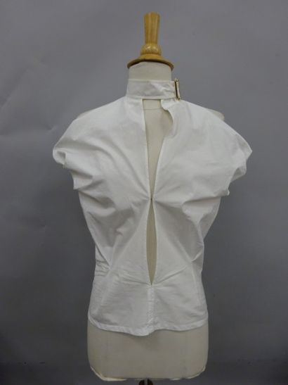 SAINT LAURENT Rive Gauche,


Haut blanc en...