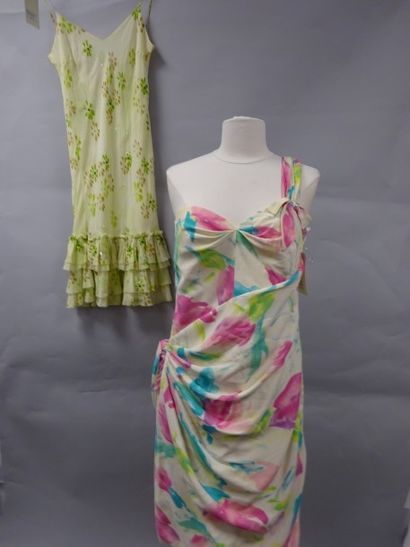 REGINA RUBENS ou UNGARO
Lot de deux robes:...