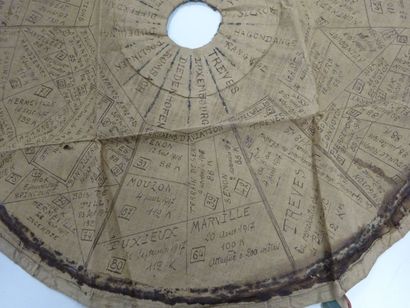 Rare ensemble de six carnets de vol du pilote...