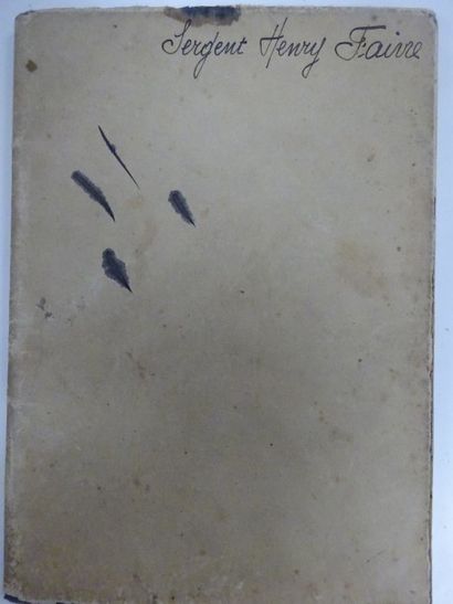 Rare ensemble de six carnets de vol du pilote...