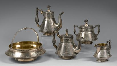 RUSSIE
Service à thé et à café en argent...