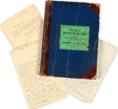 VOYAGE en Californie
Manuscrit du XIXe siècle...
