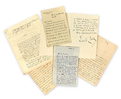 ZOLA (Emile)
Lettre autographe, signée à...