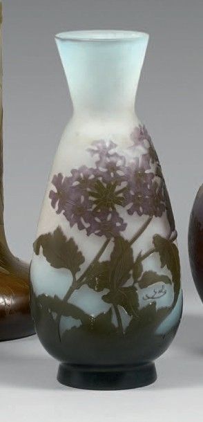 ÉTABLISSEMENTS GALLÉ
Vase piriforme à panse...