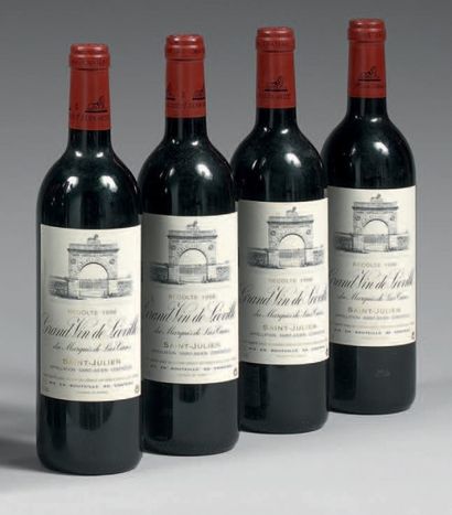 Château LEOVILLE LAS CASES 4 bouteilles,...