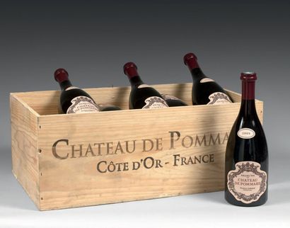 Château de POMMARD 12 bouteilles, 1996.
Caisse...