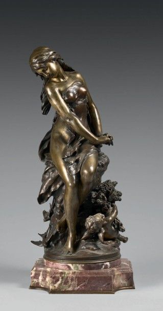 D'après Mathurin MOREAU (1822-1912)
Allégorie...