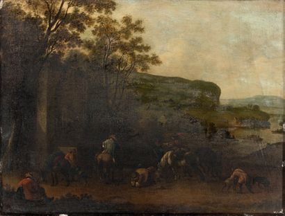 Attribué à Johannes LINGELBACH (1622 - 1674)
Halte...