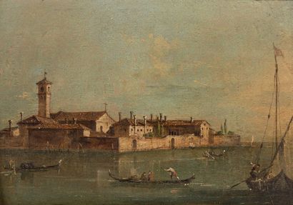 Attribué à Giacomo GUARDI (Venise 1764-id....